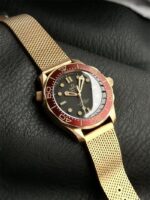 Replica Omega Seamaster 007 Burgundy Watch Super Clone - Image 17