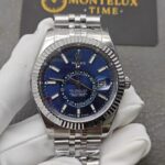 Rolex Sky-Dweller Blue Dial Stainless Steel 336934 Jubilee Replica