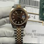 Rolex Datejust 126331 Everose Gold Automatic Chocolate Dial Jubilee Replica - Image 2