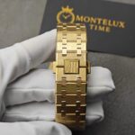 Replica Swiss Audemars Piguet Royal Oak Chronograph Yellow Gold & Smoked Champagne Dial 41mm