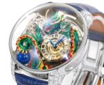 Clone Jacob & Co. Astronomia Green Dragon White Gold with Diamond - Image 3