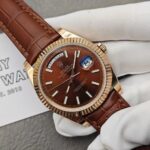 Replica Rolex Day-Date 118135 V5 Brown Dial - Image 3