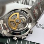 Super Clone Rolex Daytona 126506 “Platona”  Open Case Back | Ice Blue - Image 4