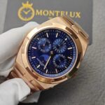Replica vacheron constantin Overseas perpetual calendar ultra-thin 41.5 mm 18K 5N pink gold