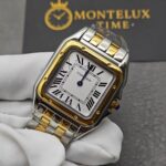 Replica Cartier Panthère de Cartier Women Quartz White 18ct Yellow Gold Watch W2PN0006