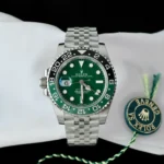 Superclone Rolex GMT-Master II 40 mm 126729VTNR Jubilee “Absinthe” - Image 2