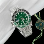Superclone Rolex GMT-Master II 40 mm 126729VTNR Jubilee “Absinthe” - Image 9