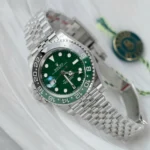 Superclone Rolex GMT-Master II 40 mm 126729VTNR Jubilee “Absinthe” - Image 8