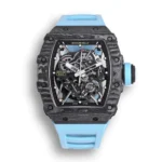 Replica Richard Mille RM35-02 Blue Rubber Strap