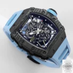 Replica Richard Mille RM35-02 Blue Rubber Strap - Image 4