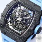 Replica Richard Mille RM35-02 Blue Rubber Strap - Image 7