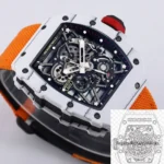 Replica Richard Mille RM35-01 BBR Factory Orange Strap - Image 4
