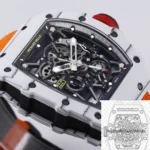 Replica Richard Mille RM35-01 BBR Factory Orange Strap - Image 9