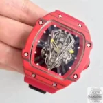 Replica Richard Mille 27-03 Red Forged Carbon - Image 3