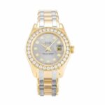 Replica Rolex Tridor Pearlmaster Ladies Gold & Diamond 80298-0048