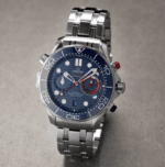 Replica Omega Seamaster Diver Chronograph 44mm – Replica (Ref: O21030445103002) - Image 11