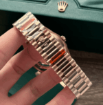 Rolex Super Clone  Day-Date Rose Gold President Strap 40mm - Image 13