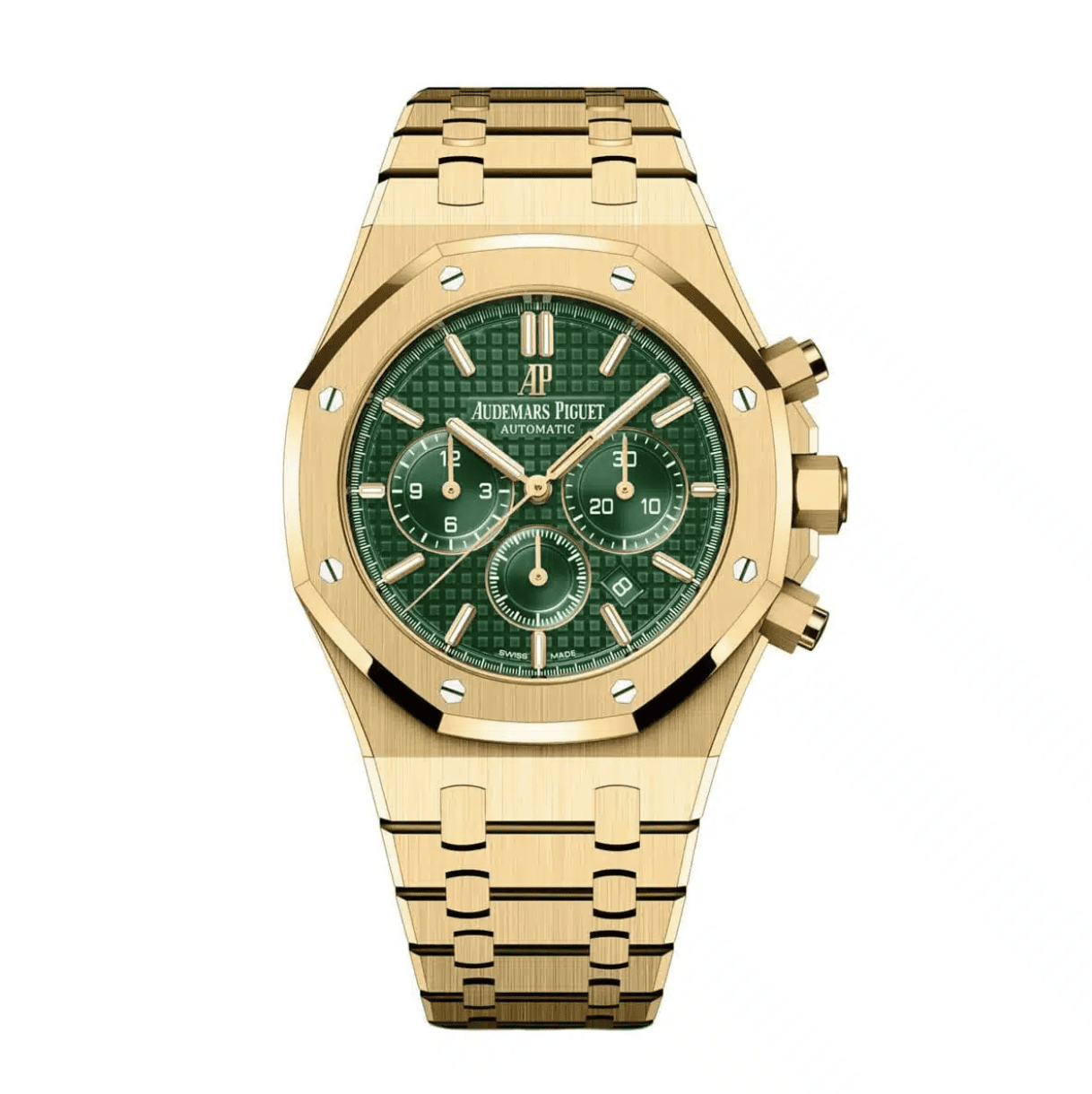 Screenshot-2025-08-18-at-12.32.24-PM.png Audemars Piguet Yellow Gold with Green Dial Replica - Image 1