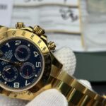 Super Clone Rolex Daytona Gold with Blue Dial 116528 Replica - Image 11