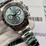 Super Clone Rolex Daytona 126506 “Platona”  Open Case Back | Ice Blue - Image 2