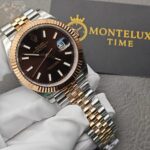 Rolex Datejust 126331 Everose Gold Automatic Chocolate Dial Jubilee Replica