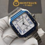 Replica Cartier Santos De Cartier Watch blue bezel