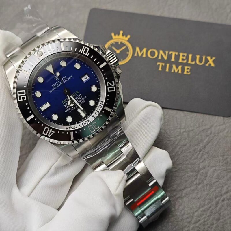 Rolex Deepsea Swiss Clone - Silver/Dark Blue