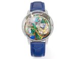 Clone Jacob & Co. Astronomia Green Dragon White Gold with Diamond
