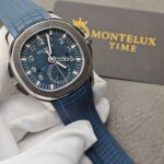 Replica Clone Denim Blue Patek Philippe Aquanaut 2024 Model