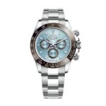 Super Clone Rolex Daytona 126506 “Platona”  Open Case Back | Ice Blue