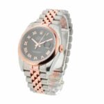 Replica Rolex Datejust 116201 Roman Numeral Black Dial - Image 2