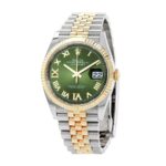 Replica Rolex Datejust 126283RBR Green Roman Dial - Image 2