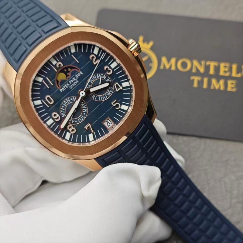Replica Swiss Patek Philippe Aquanaut Rose Gold 40mm