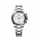 Supe Clone Rolex Daytona 126502 Stainless Steel Platinum Rolesium White Grand Feu Enamel Dial (2026)