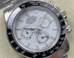 Supe Clone Rolex Daytona 126502 Stainless Steel Platinum Rolesium White Grand Feu Enamel Dial (2026)