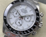 Supe Clone Rolex Daytona 126502 Stainless Steel Platinum Rolesium White Grand Feu Enamel Dial (2026)