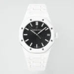 Replica AP Royal Oak White Ceramic Black Dial 41mm