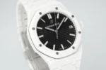 Replica AP Royal Oak White Ceramic Black Dial 41mm - Image 2