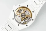 Replica AP Royal Oak White Ceramic Black Dial 41mm - Image 4