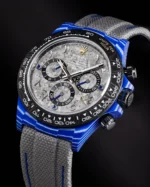 Replica Rolex Daytona DiW Blue Carbon Grey Crystal Dial Nylon Strap 40mm