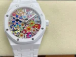 Replica AP Royal Oak White Ceramic Celebration Dial 41mm