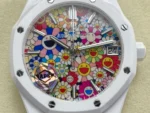 Replica AP Royal Oak White Ceramic Celebration Dial 41mm - Image 11
