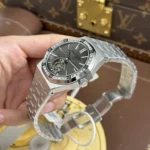 Replica AP Royal Oak Flying Tourbillon White Gold Grey Dial 41mm - Image 3