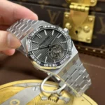 Replica AP Royal Oak Flying Tourbillon White Gold Grey Dial 41mm - Image 2