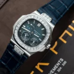 Replica Patek Philippe Nautilus White Gold Blue Dial 40mm