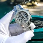 Replica Rolex Cosmograph Daytona Eye of the Tiger Moissanite Diamond 40mm - Image 3