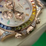 Replica Rolex Cosmograph Daytona Rainbow Rose Gold 40mm - Image 7