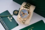 Replica Rolex Cosmograph Daytona Yellow Gold Mother of Pearl Dial 40mm
