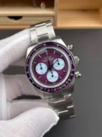 Replica Rolex Cosmograph Daytona Yellow Gold Burgundy Dial 40mm - Image 3