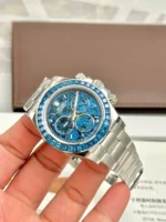 Replica Rolex Cosmograph Daytona Arolla Challenge Blue Dial 40mm - Image 6